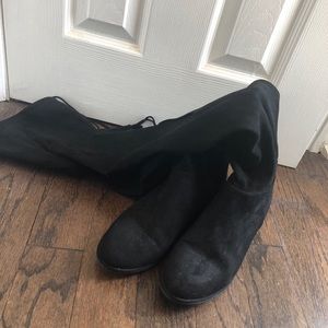 Black Over-the-Knee Boots